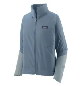 Giacca Patagonia R1 CrossStrata (grigio piuma chiaro) donna